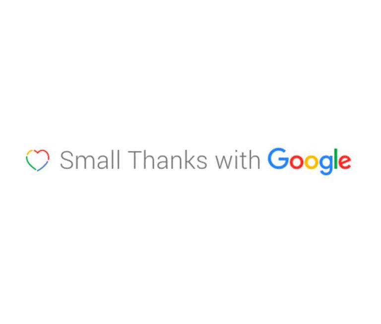 Google Small Thanks Update